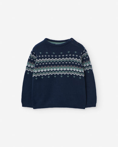 Losan Striped Navy Jumper