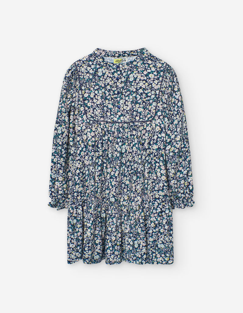 Losan Navy Floral Dress