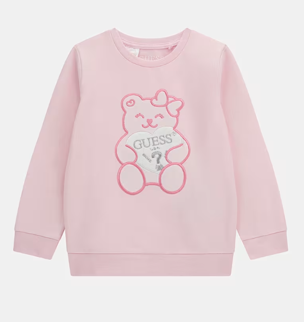 Guess Pink Logo Sweatshirt