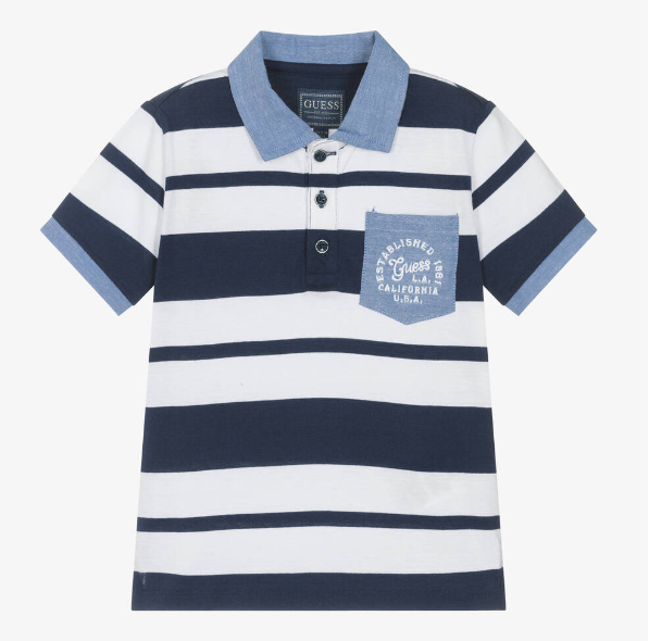 Guess Striped Polo Shirt