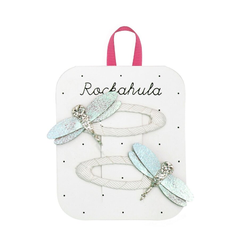 Rockahula Shimmer Dragonfly Clips