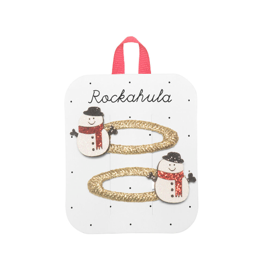 Rockahula Snowman Glitter Clips