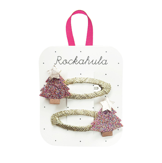 Rockahula Jolly Glitter Christmas Tree Clips