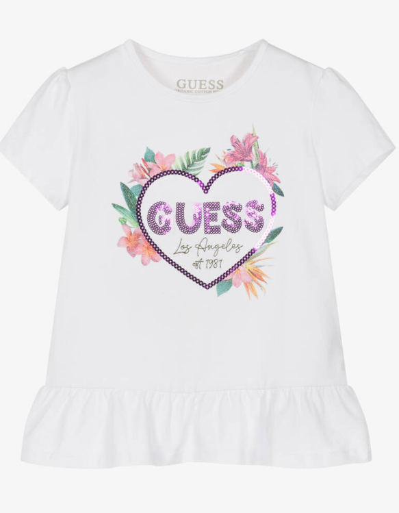 Guess Logo Sequin T-Shirt