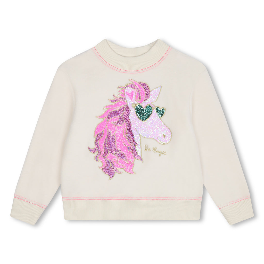 Billieblush Sequin Unicorn Sweatshirt