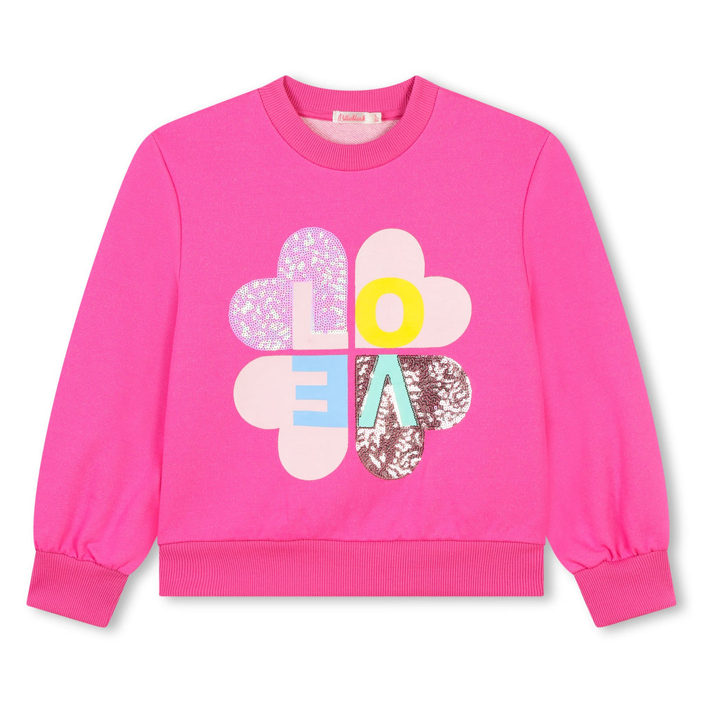 Billieblush Pink Heart Sweatshirt