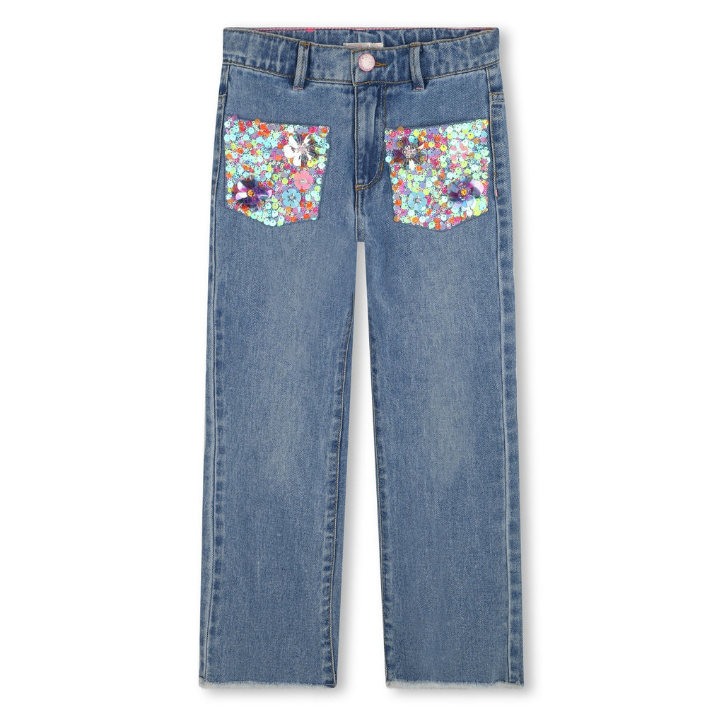 Billieblush Sequin Pocket Jeans