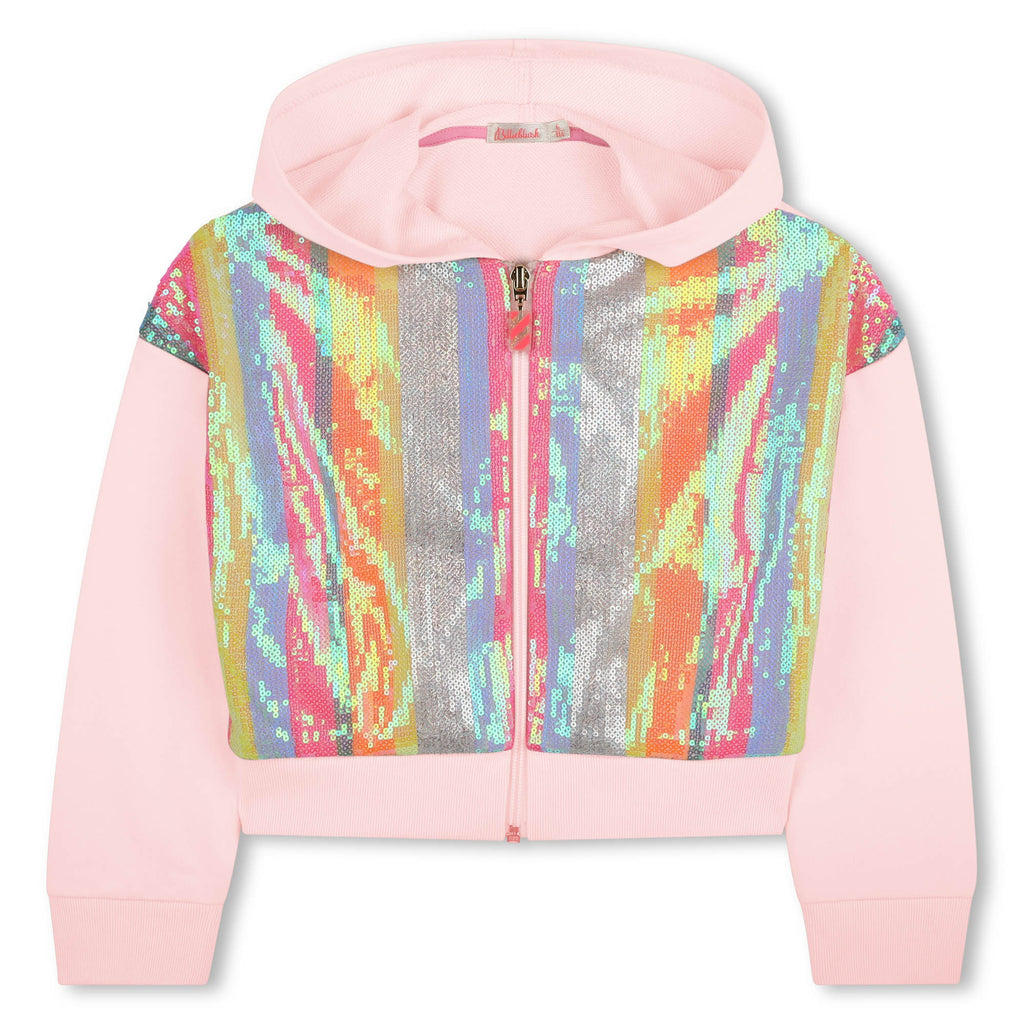 Billieblush Sequin Zip Hoodie