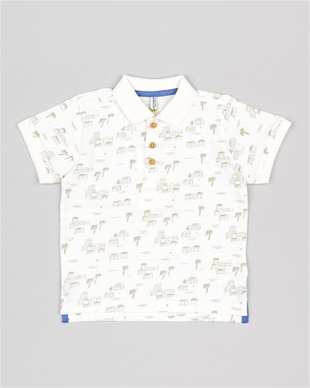 Losan Ecru Polo Shirt