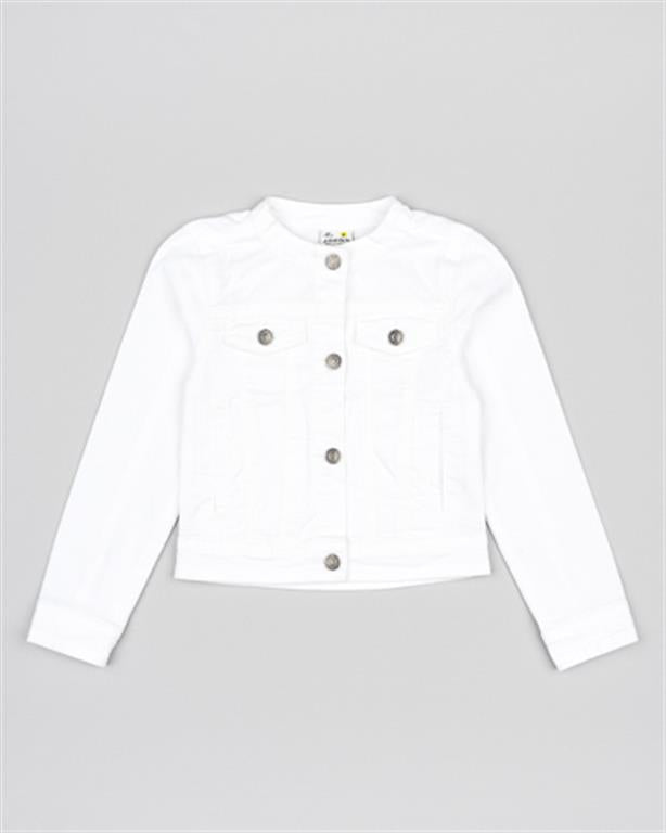 Losan White Denim Jacket