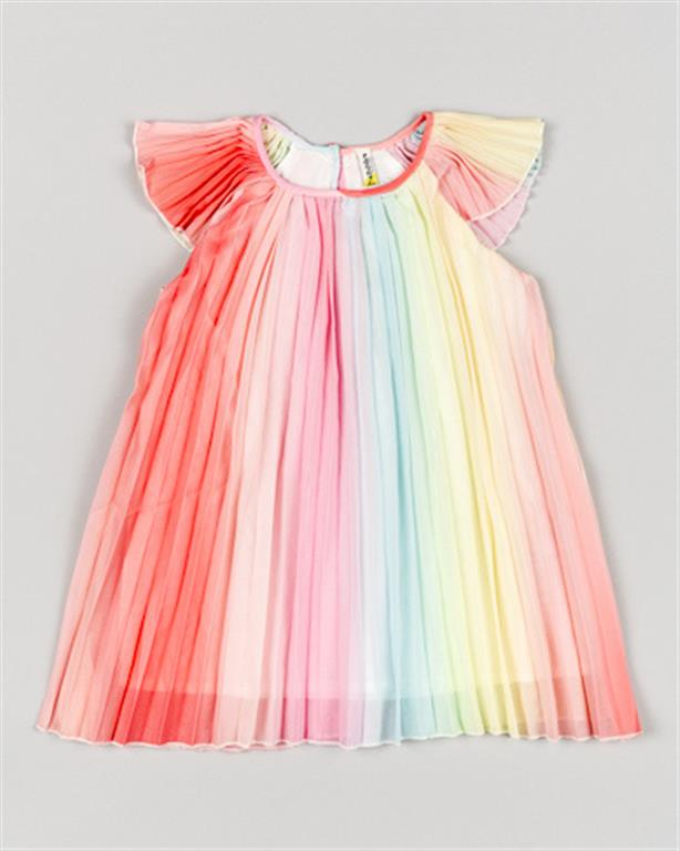 Losan Rainbow Pleat Dress