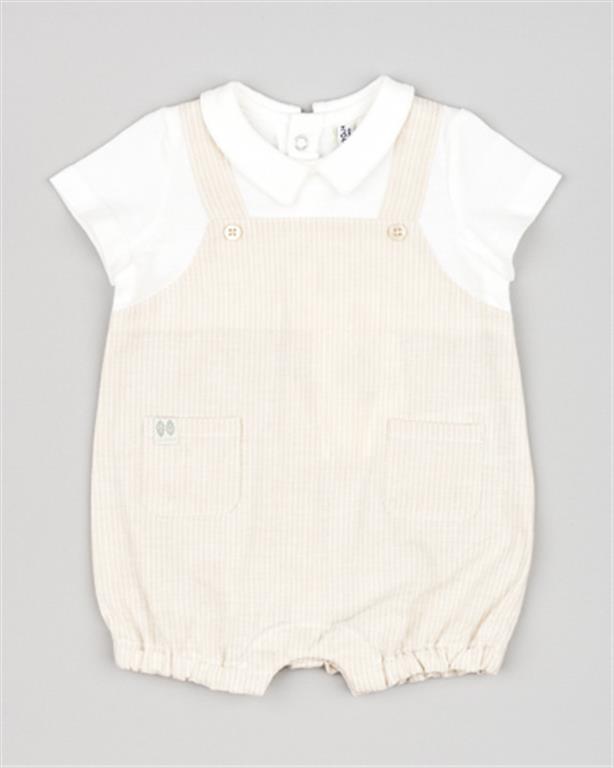 Losan Dungaree Style Romper Set