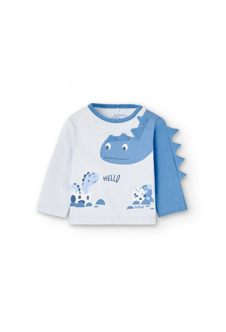 Boboli Blue Dino Top