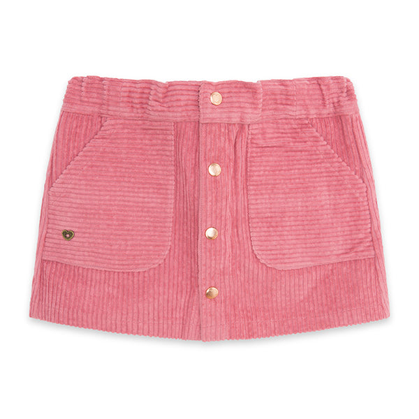 Tuctuc Pink Cord Skirt