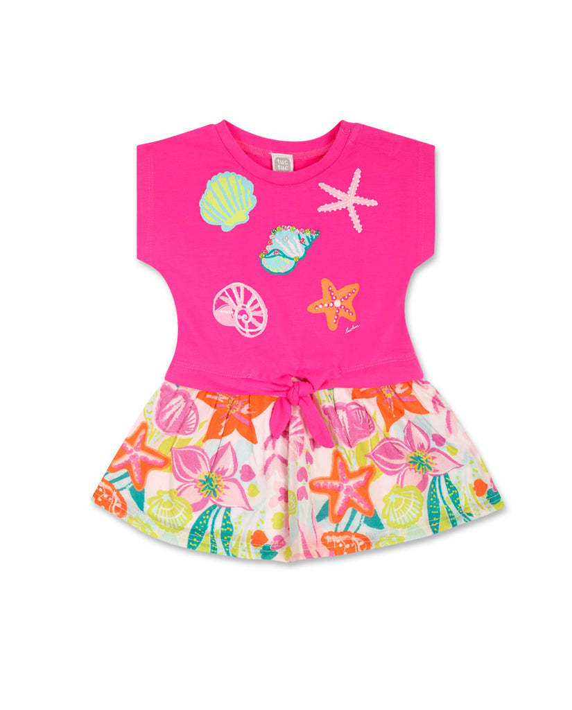 Tuctuc Pink Sea Shells Dress