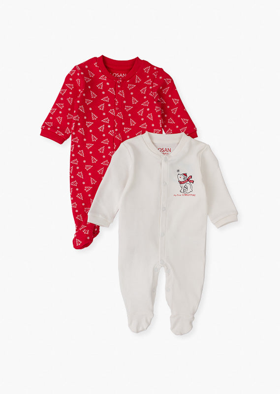 Losan My First Christmas Babygrow Set