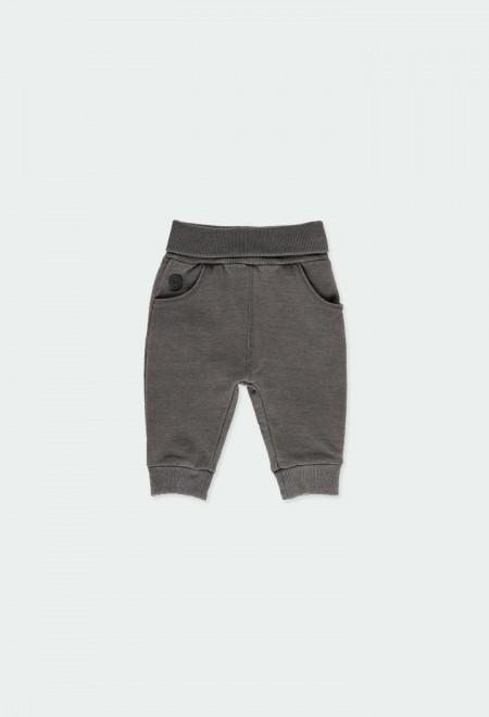 Boboli Fleece Denim Trouser