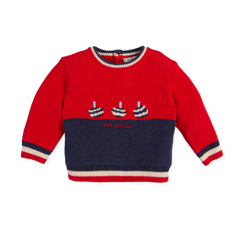 Tutto Piccolo Red  KnitJumper