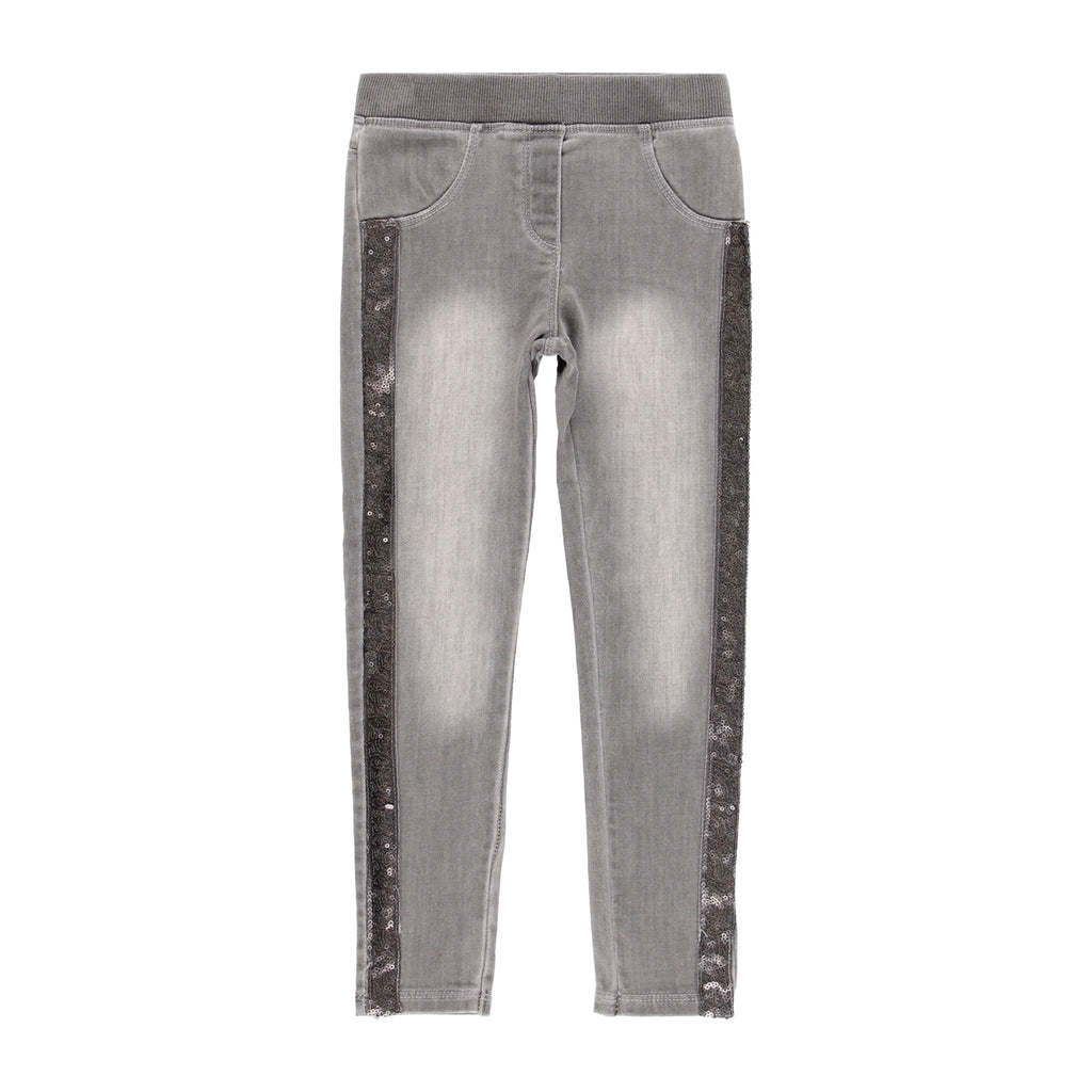 Boboli Grey Sequin Jegging