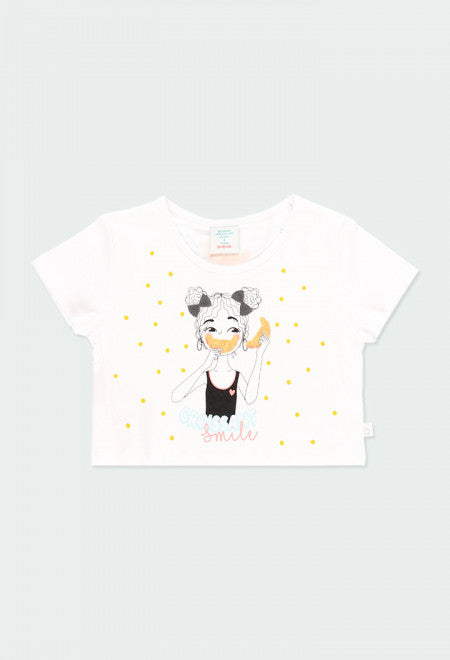 Boboli Smile Polkadot T-Shirt