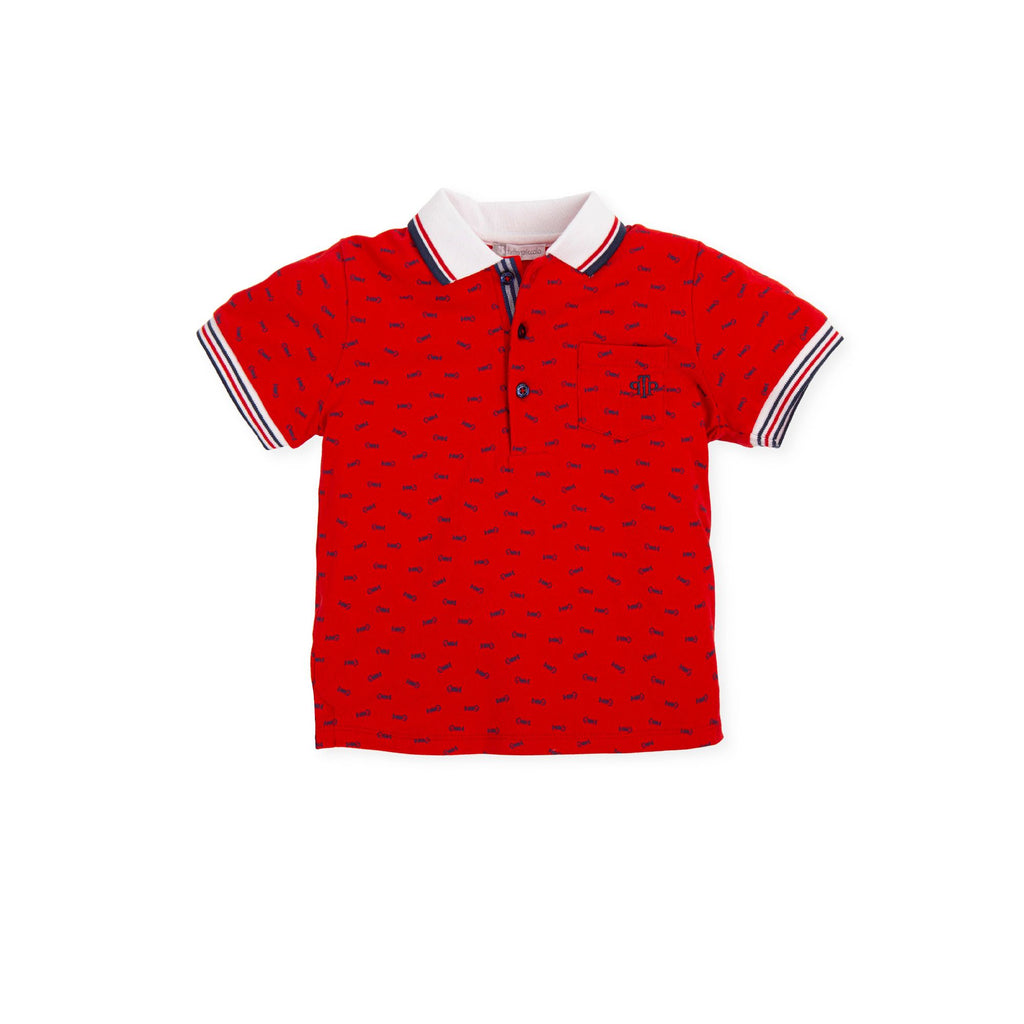 Tutto Piccolo Red Polo Shirt