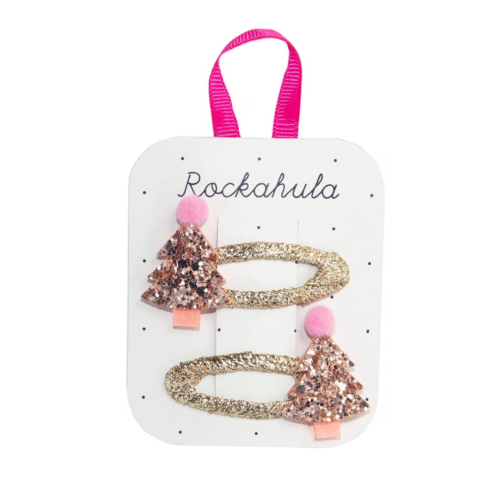 Rockahula Rose Gold Christmas Tree Clips