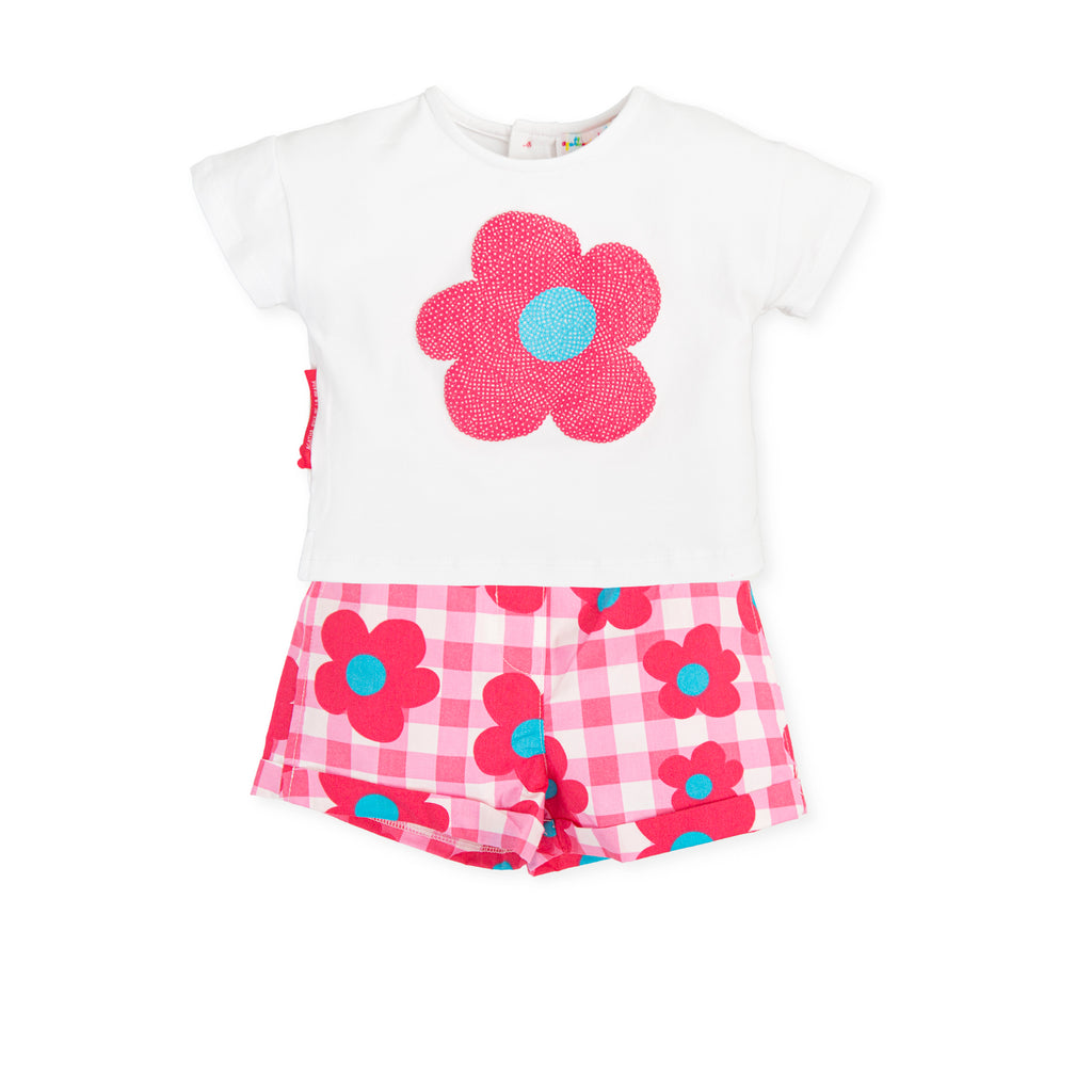 Agatha Ruiz de la Prada Floral Shorts & T-Shirt Set