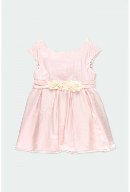 Boboli Pink Satin Dress