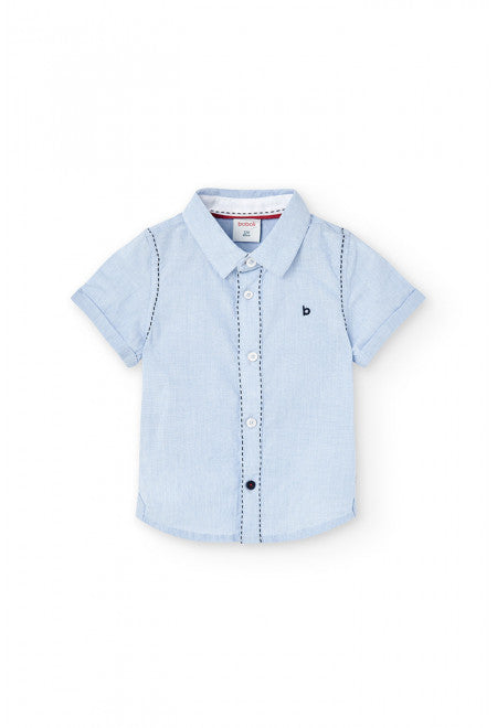 Boboli Short Sleeve Blue Shirt