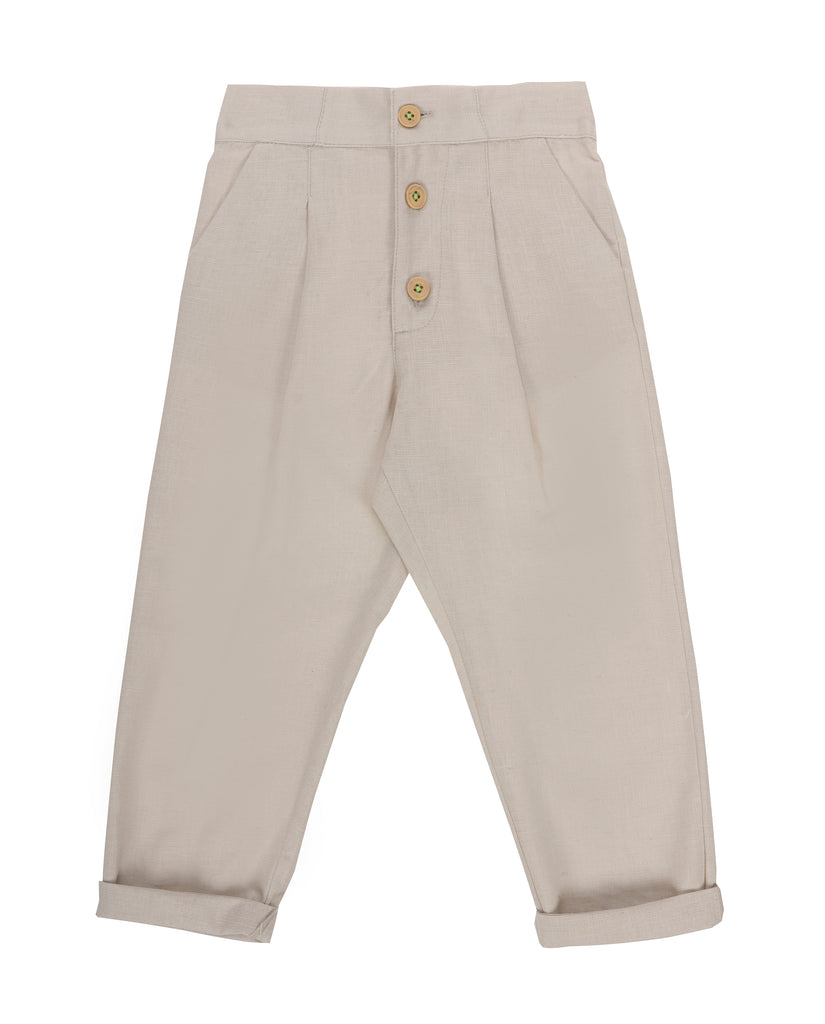 UBS2 Natural Cigarette Trousers