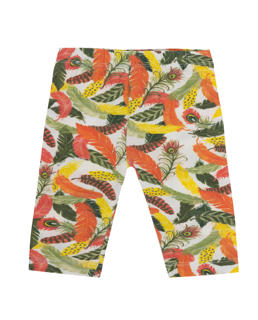 UBS2 Leaf Print Orange Leggings