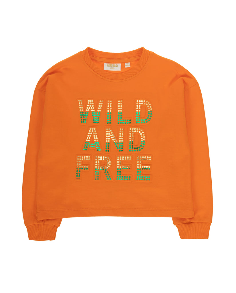 UBS2 Wild & Free Orange Sweatshirt