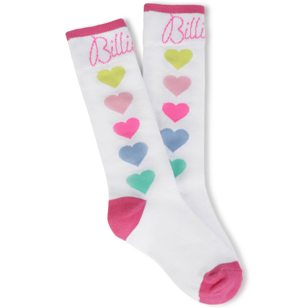 Billieblush Heart Print Socks