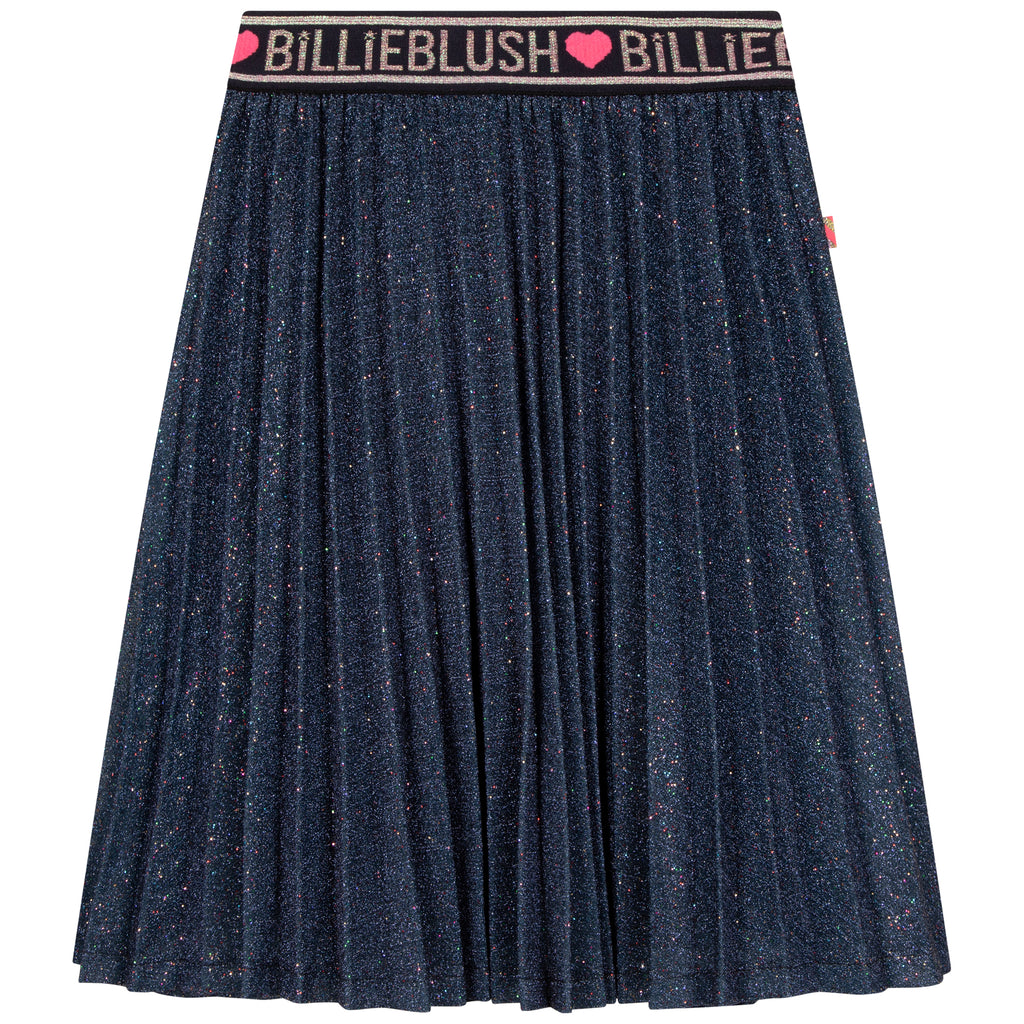 Billieblush Navy Shimmer Skirt