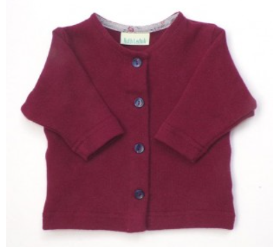 Ruth Lednik Burgundy Cardigan