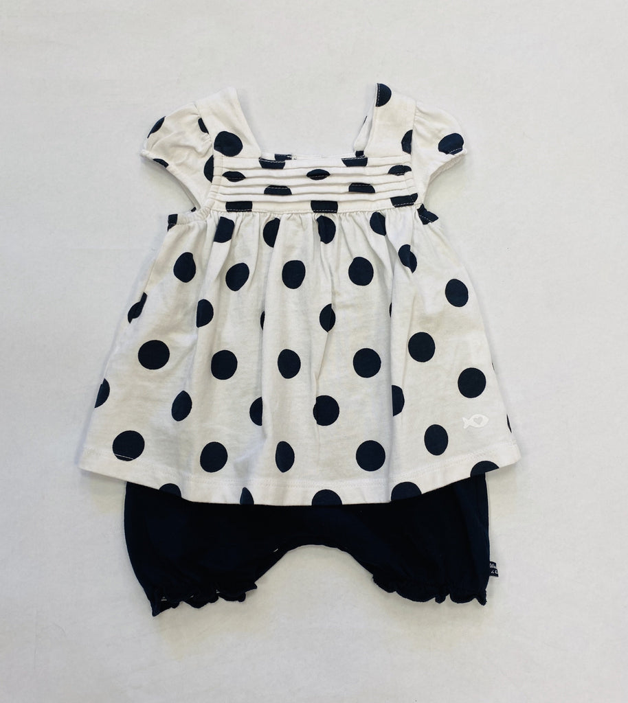 Weekend A La Mer Polka Dot Romper