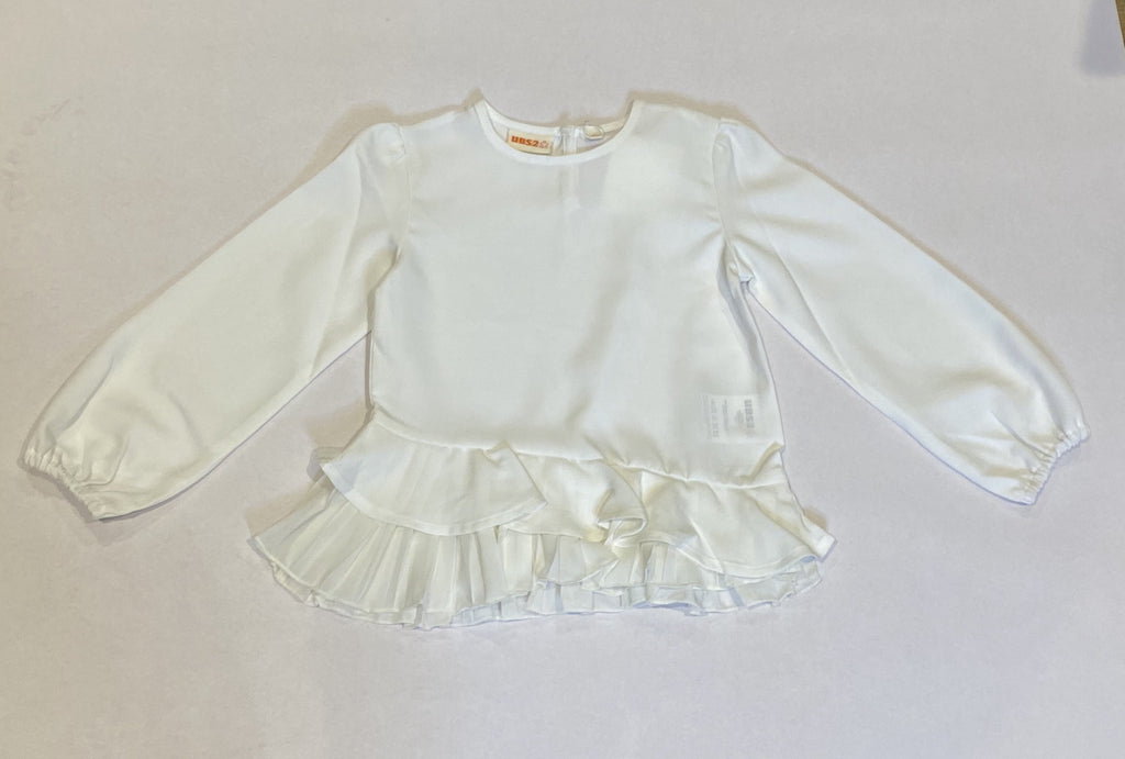 UBS2 Girls Frill Detail Blouse