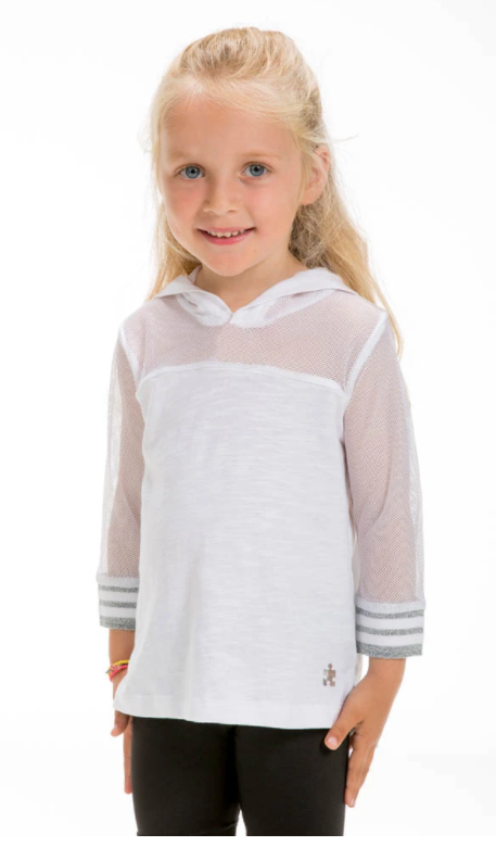 UBS2 Girls White Hoodie